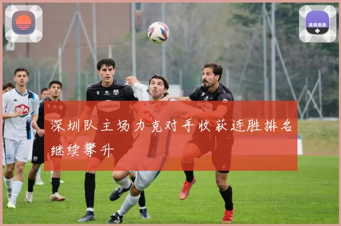 深圳队主场力克对手收获连胜排名继续攀升